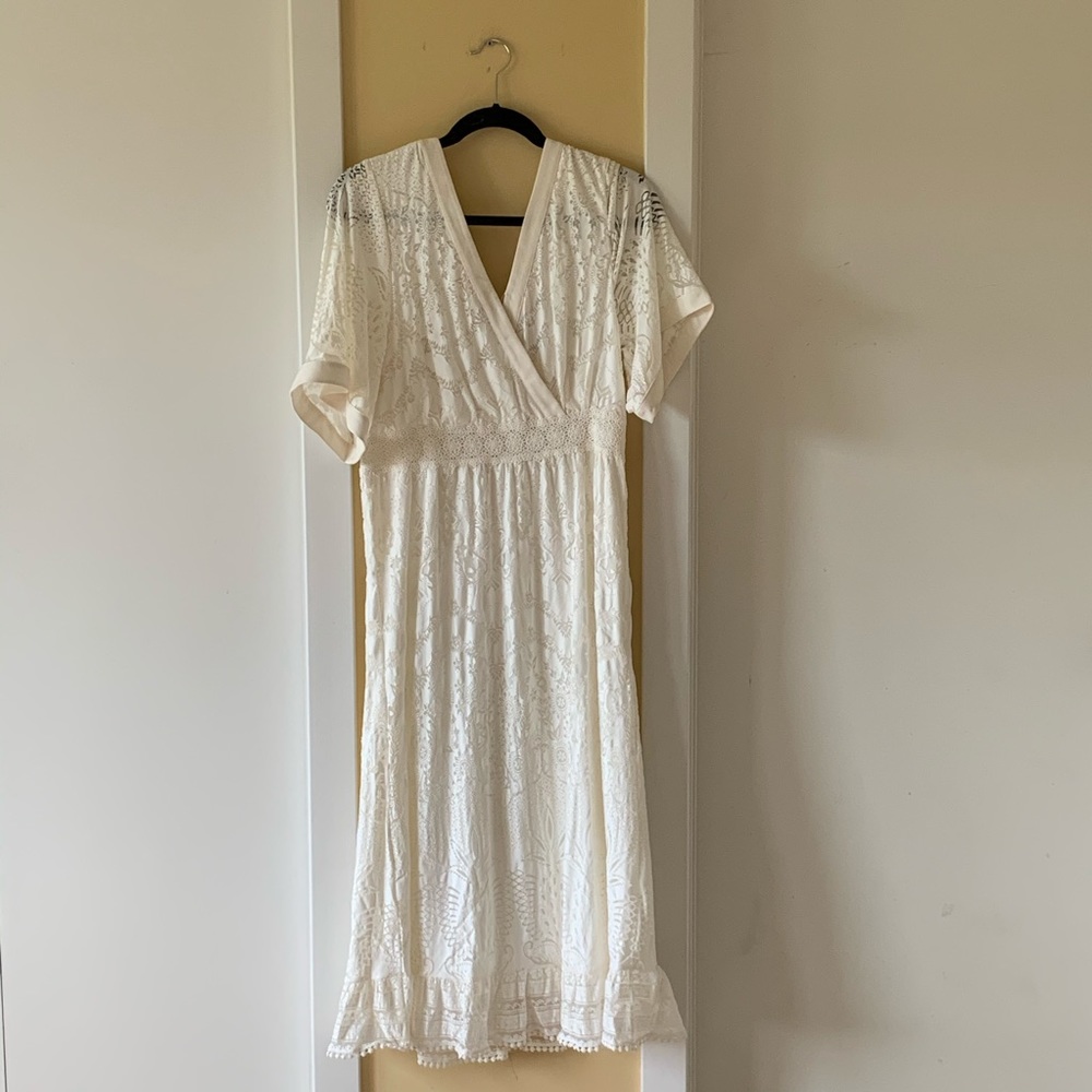 NWT Anthropologie Farm Rio Devore midi dress